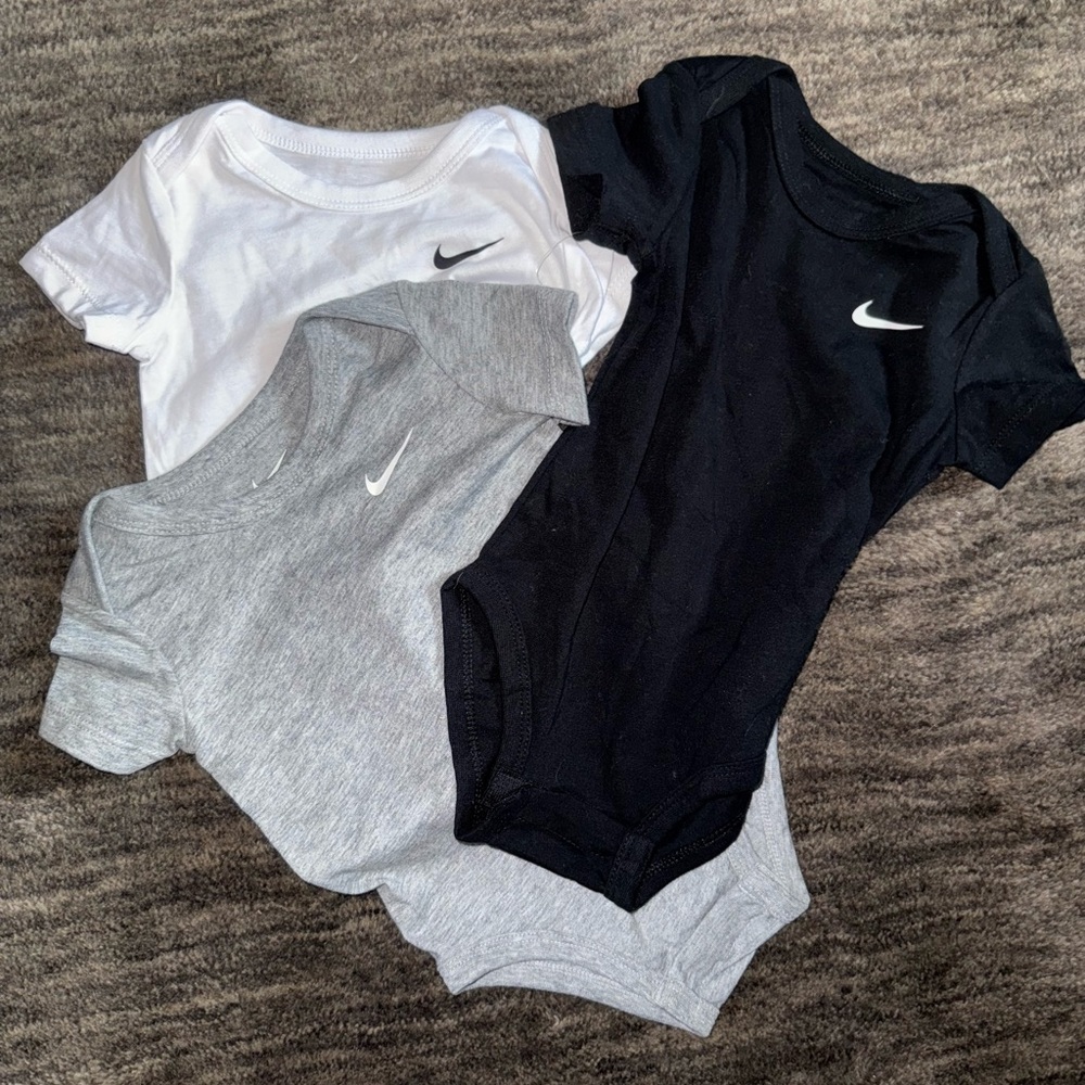 Nike Black and White Bodysuit One Piece